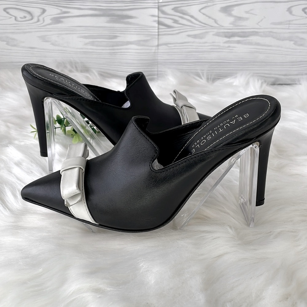 BEAUTIISOLES “Lisa” Mule Heels - Picture 2 of 13